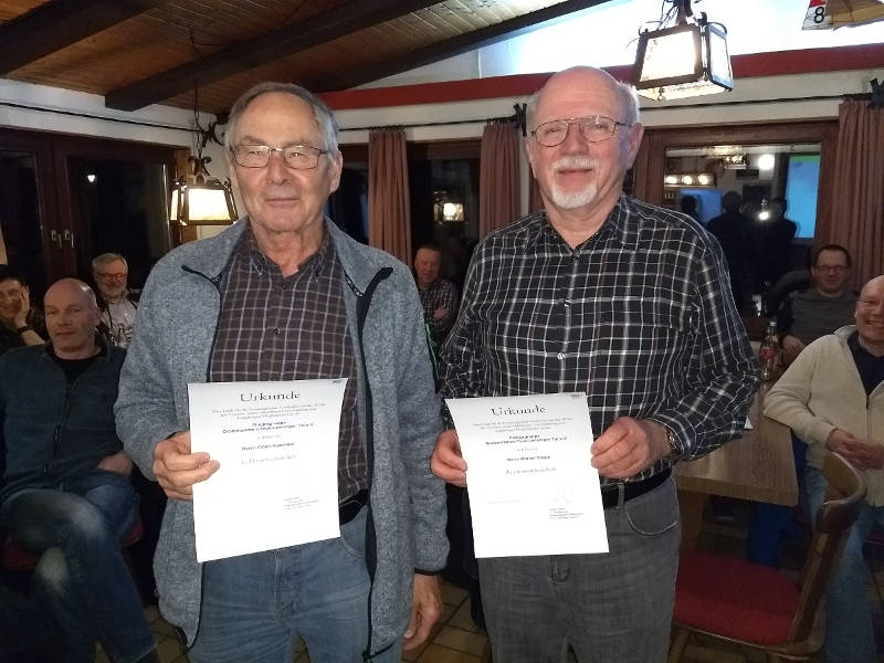 Ehrenmitglieder Albert Kazmaier und Werner Siegle